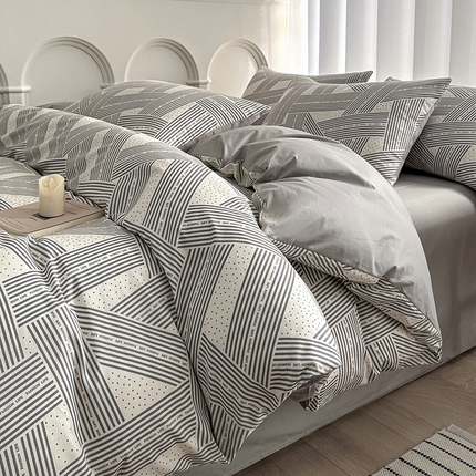 潮邦创意家居 2025新款全棉13070多风格纯棉四件套 时尚生活