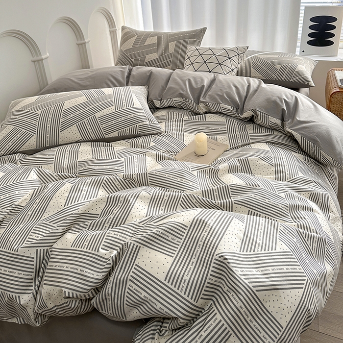 91家纺网 家纺一手货源 找家纺 潮邦创意家居 2025新款全棉13070多风格纯棉四件套 时尚生活