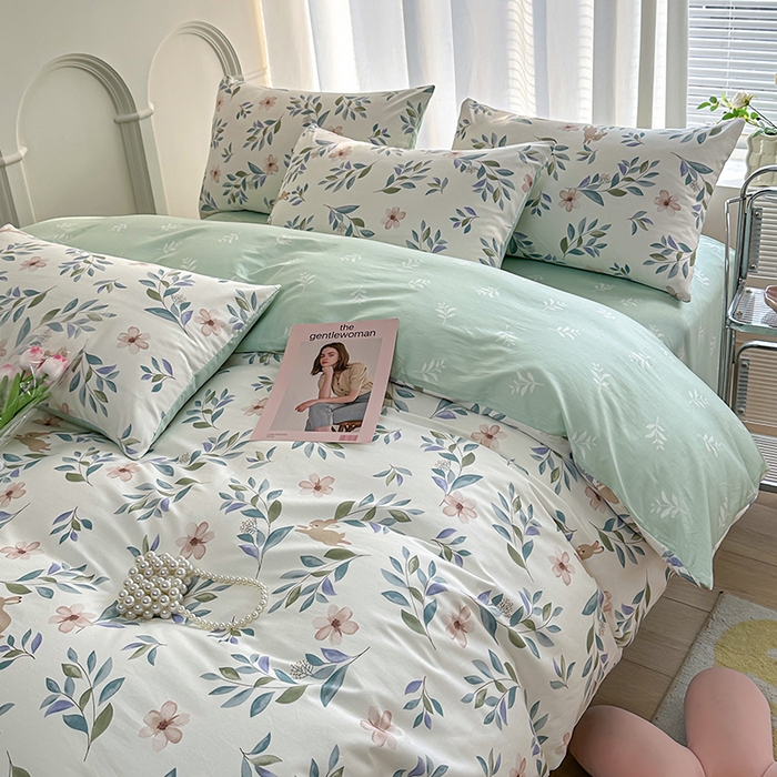 91家纺网 家纺一手货源 找家纺 潮邦创意家居 2025新款全棉13070多风格纯棉四件套 轻纱曼舞