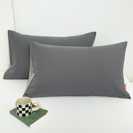 91家纺网 家纺一手货源 找家纺 （总）春皖家纺 2024新款双拼水洗棉枕套