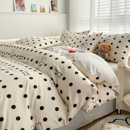 潮邦创意家居 2025新款全棉13070多风格纯棉四件套-卡通系列 米兰达