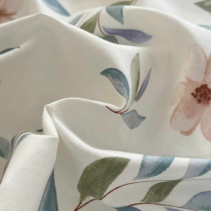 91家纺网 家纺一手货源 找家纺 潮邦创意家居 2025新款全棉13070多风格纯棉四件套-花卉小清新系列 轻纱曼舞