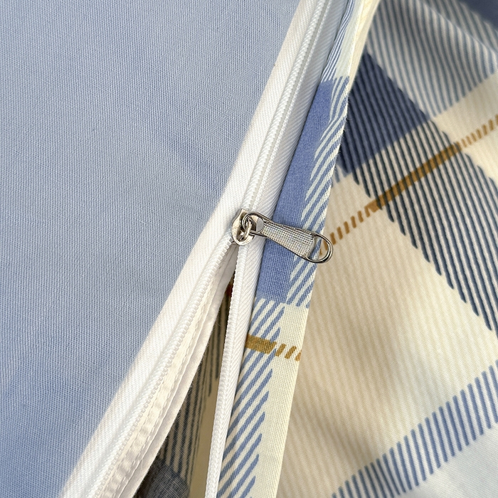 91家纺网 家纺一手货源 找家纺 潮邦创意家居 2025新款全棉13070多风格纯棉四件套-简约条格系列 香格里拉