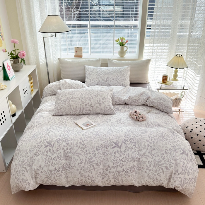 91家纺网 家纺一手货源 找家纺 怡家居 2024新款全棉印花第二批碎花类四件套 枝上花