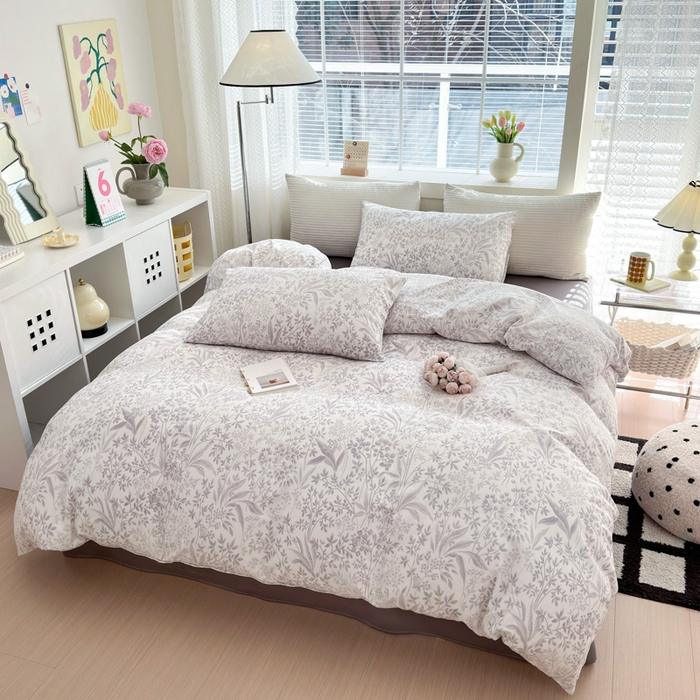 91家纺网 家纺一手货源 找家纺 怡家居 2024新款全棉印花第二批碎花类四件套 枝上花