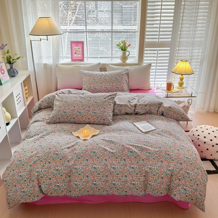 怡家居 2024新款全棉印花第二批碎花类四件套 花绘