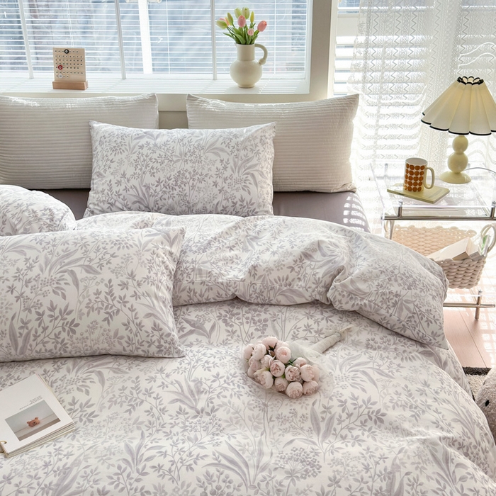 91家纺网 家纺一手货源 找家纺 怡家居 2024新款全棉印花第二批碎花类四件套 枝上花