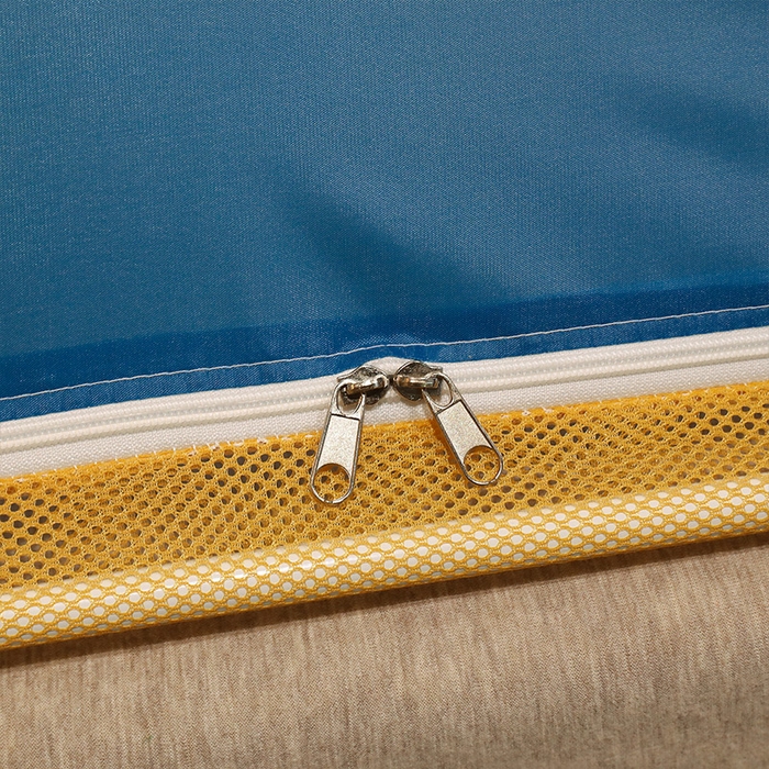 91家纺网 家纺一手货源 找家纺 佳梦家纺 2023新款方顶印花坐床蚊帐 恐龙岛