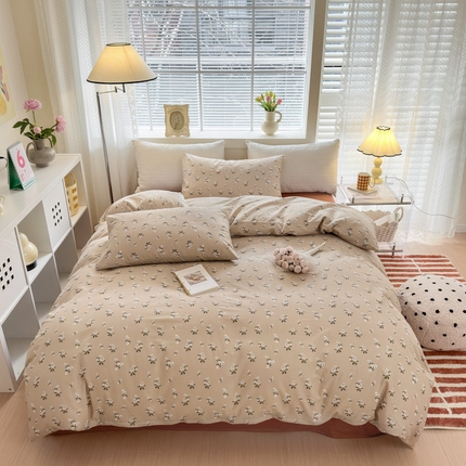 怡家居 2024新款全棉印花第二批碎花类四件套 墨彩