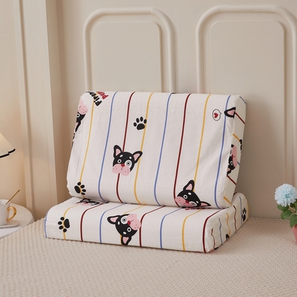 91家纺网 家纺一手货源 找家纺 （总）翎盈家纺 2024新款全棉枕套小清新乳胶枕专用枕套纯棉枕套