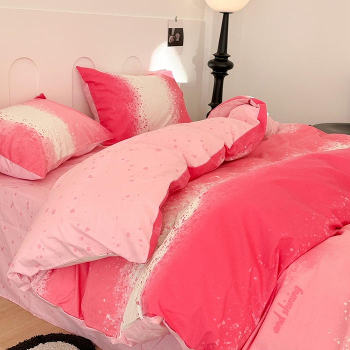 91家纺网 家纺一手货源 找家纺 （总）昔可家纺 2024新款全棉印花星河渐变系列四件套