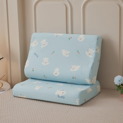 91家纺网 家纺一手货源 找家纺 （总）翎盈家纺 2024新款全棉枕套小清新乳胶枕专用枕套纯棉枕套