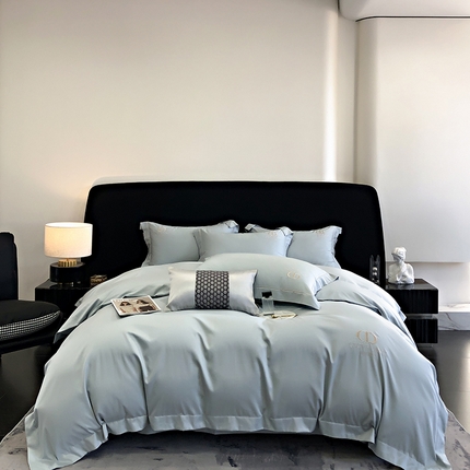 若未家居 2025新款50SCR长绒棉四件套-绮洛 绮洛蛋奶蘭