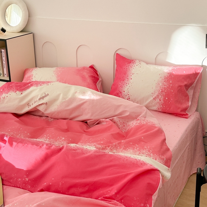 91家纺网 家纺一手货源 找家纺 （总）昔可家纺 2024新款全棉印花星河渐变系列四件套