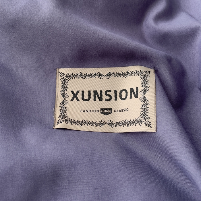 91家纺网 家纺一手货源 找家纺 蓝淋 2024新春款日式简约婴儿可以啃咬的超柔混搭水洗棉四件套 深色青+深灰