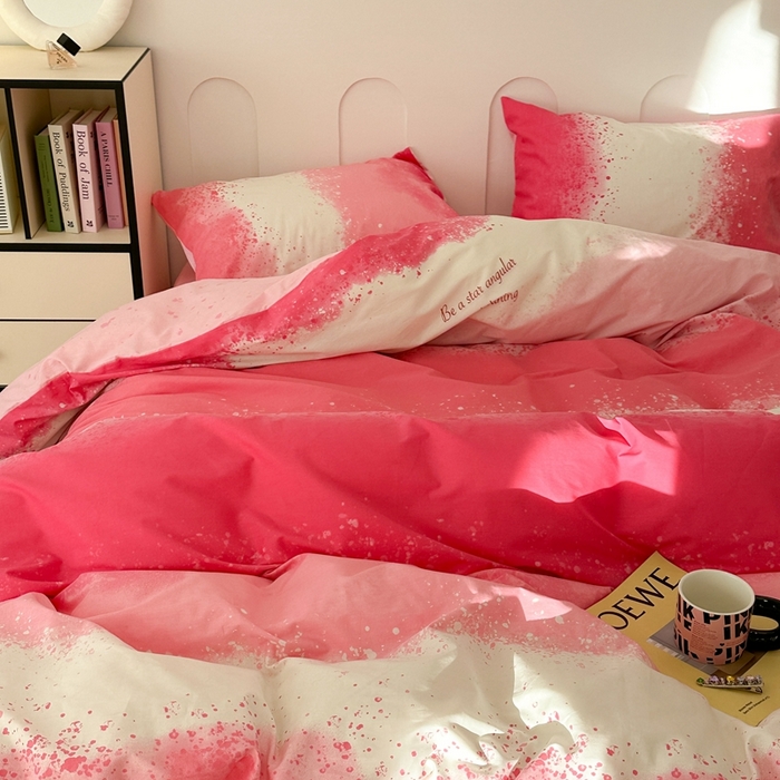 91家纺网 家纺一手货源 找家纺 （总）昔可家纺 2024新款全棉印花星河渐变系列四件套