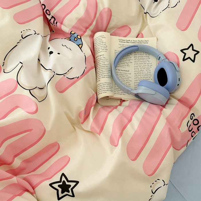 91家纺网 家纺一手货源 找家纺 （总）昔可家纺 2024新款全棉卡通印花系列四件套