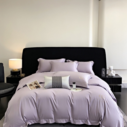 若未家居 2025新款50SCR长绒棉四件套-绮洛 绮洛若紫