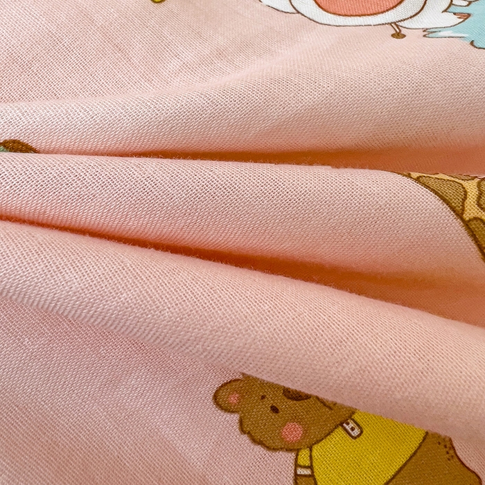 91家纺网 家纺一手货源 找家纺 （总）羽爱家纺 2024新款A类双层纱棉花芯床盖套件