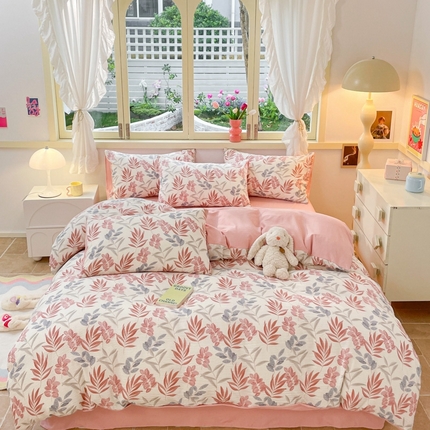 91家纺网 家纺一手货源 找家纺 （总）艺玲家纺 2024新款直播爆款泡泡棉印花四件套