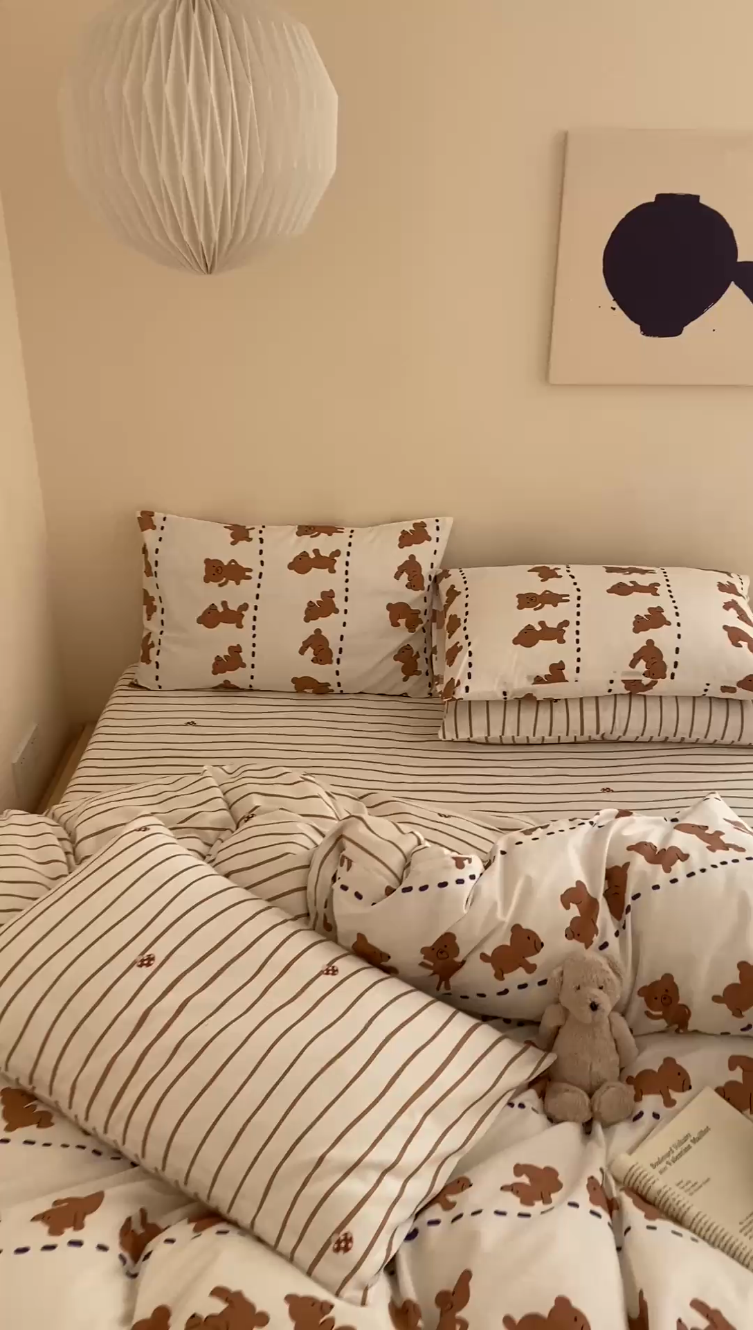 91家纺网 家纺一手货源 找家纺 宜家坊 2024新款全棉喷气13070小清新印花四件套-拍摄一 喜瓜瓜