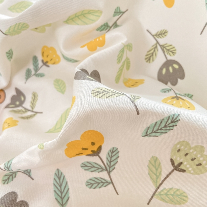 91家纺网 家纺一手货源 找家纺 （总）宜家坊 2024新款全棉喷气13070小清新印花四件套-拍摄二