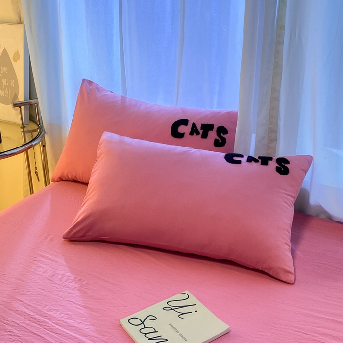 91家纺网 家纺一手货源 找家纺 葡萄家 2024新款超柔水洗棉毛巾绣四件套 毛巾绣水洗棉-躲猫猫