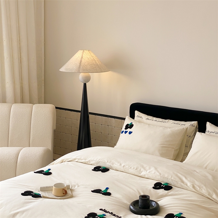 91家纺网 家纺一手货源 找家纺 荣轩家居 2024新款亲肤舒适全棉精梳棉卡通系列四件套 幸运小象