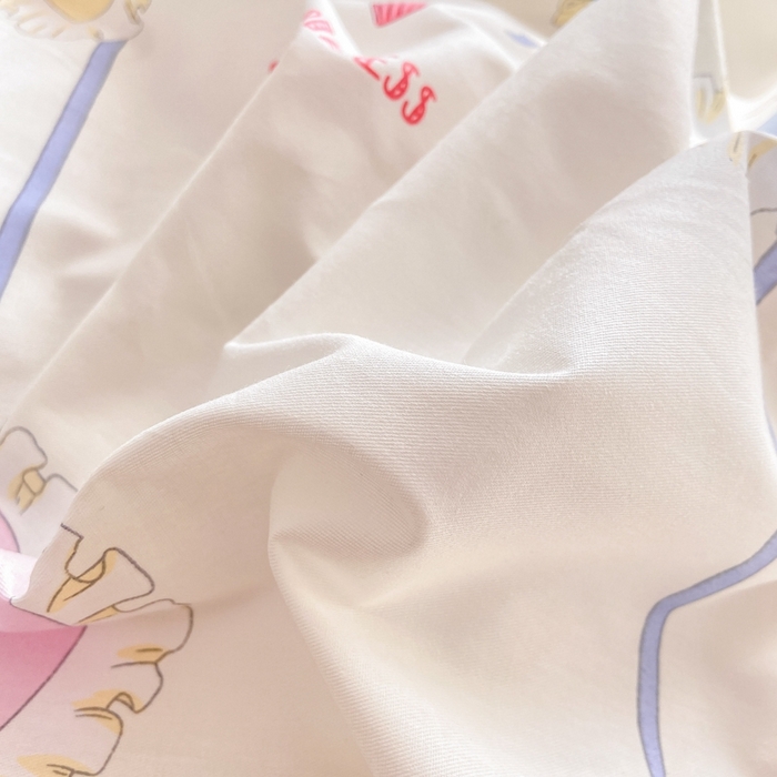 91家纺网 家纺一手货源 找家纺 宜家坊 2024新款全棉喷气13070小清新印花四件套-拍摄二 熊美眉