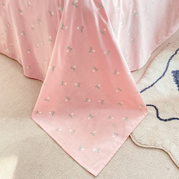 91家纺网 家纺一手货源 找家纺 宜家坊 2024新款全棉喷气13070小清新印花四件套-拍摄二 点点