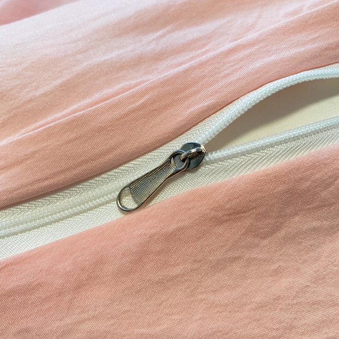 91家纺网 家纺一手货源 找家纺 葡萄家 2024新款超柔水洗棉毛巾绣四件套 毛巾绣水洗棉-蝴蝶结粉