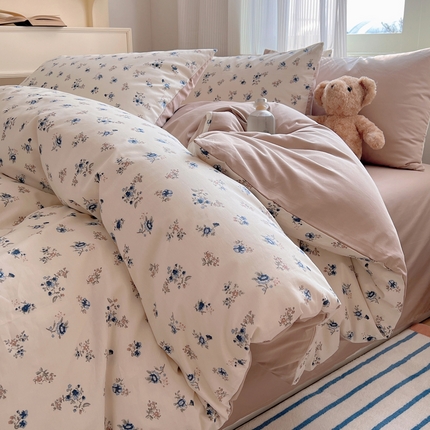 91家纺网 家纺一手货源 找家纺 （总）希文家纺 2024新款全棉13372野影系列四件套 