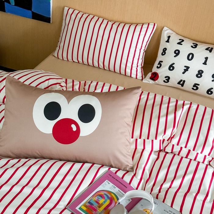 91家纺网 家纺一手货源 找家纺 （总）圆岛家纺 2024新款春夏40支趣味全棉数码印花四件套