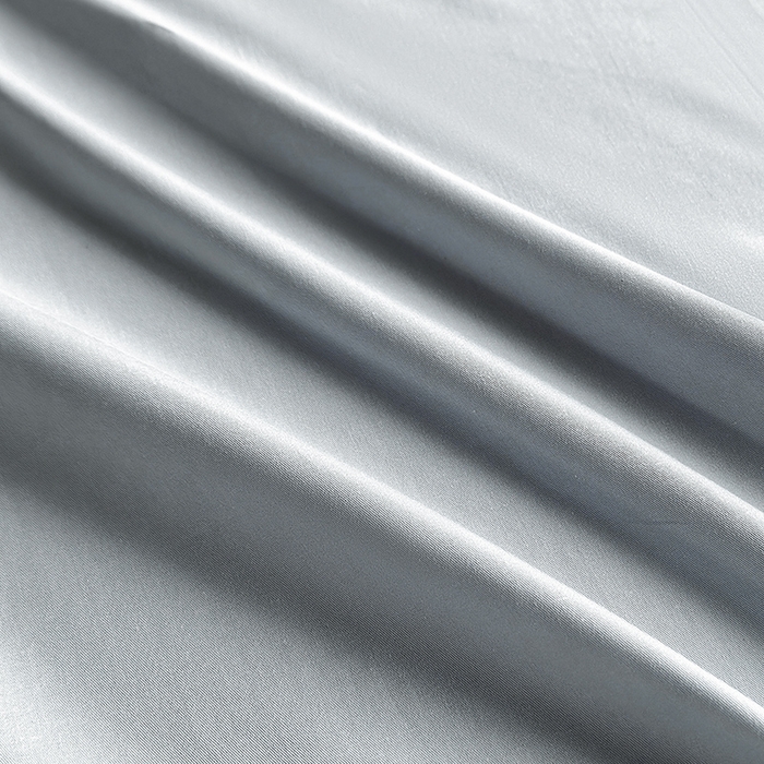 91家纺网 家纺一手货源 找家纺 寝柔家纺 2024新款40S全棉斜纹13372纯棉纯色套件单品-单床单  （风格一） 兰灰