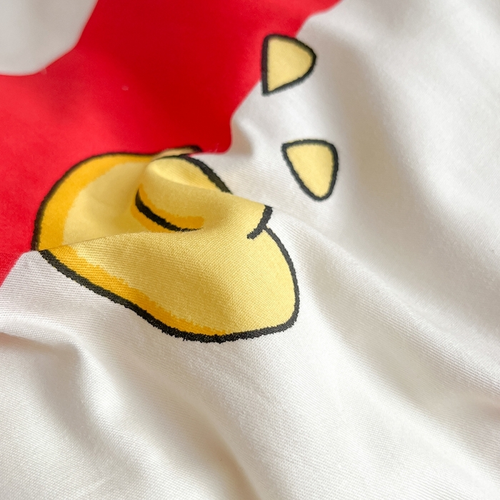 91家纺网 家纺一手货源 找家纺 麦伦家居 2024春夏新品ins小清新卡通全棉四件套 潮流龙宝