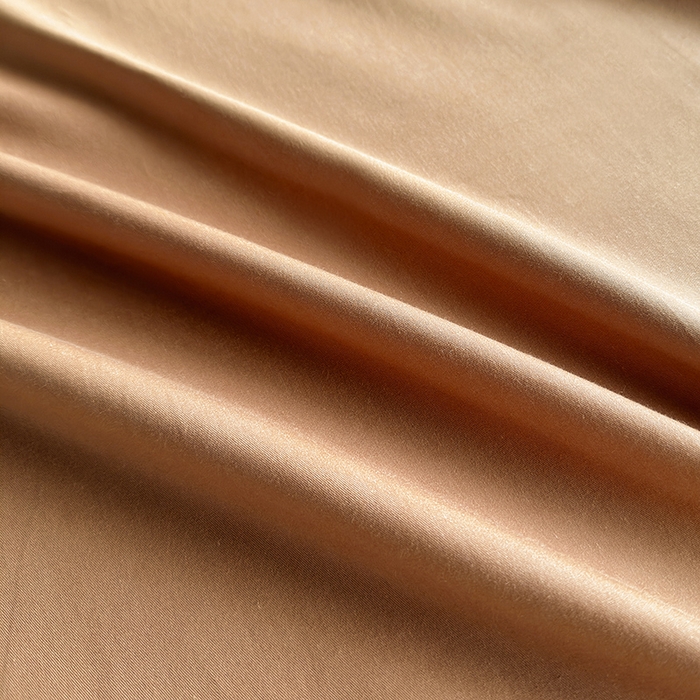 91家纺网 家纺一手货源 找家纺 寝柔家纺 2024新款40S全棉斜纹13372纯棉纯色套件单品-单床单  （风格一） 中咖