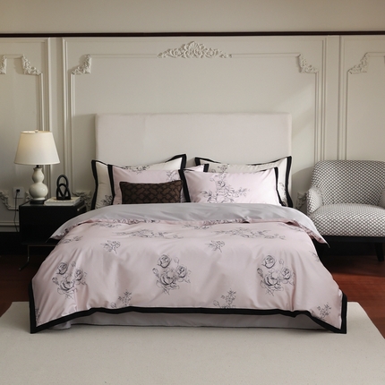 91家纺网 家纺一手货源 找家纺 （总）初拾 2024新款100支数码印花素描系列四件套