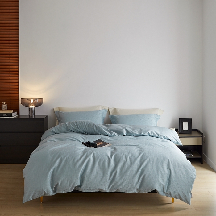 91家纺网 家纺一手货源 找家纺 （总）梦享生活家居 2024新款100支全棉提花贡缎四件套