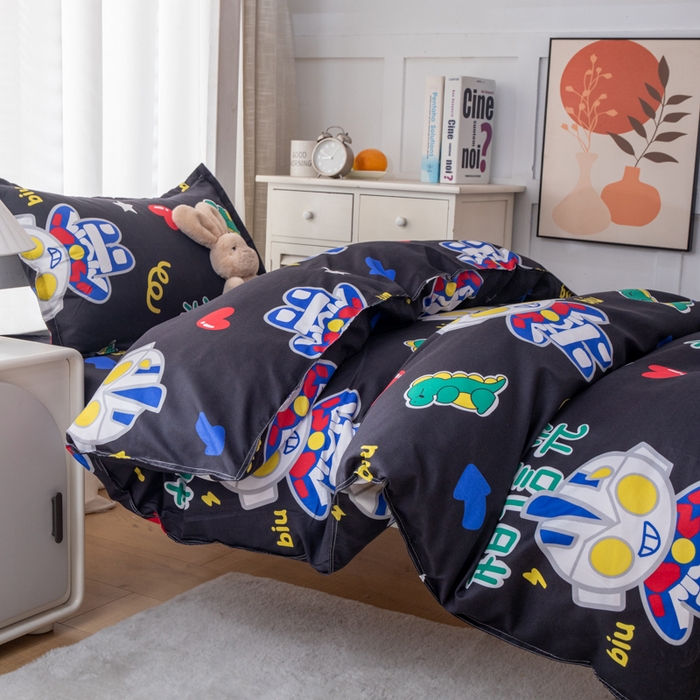 91家纺网 家纺一手货源 找家纺 乐居坊 2024新款亲肤棉 美棉 芦荟棉四件套 学生宿舍床（2月） 相信光