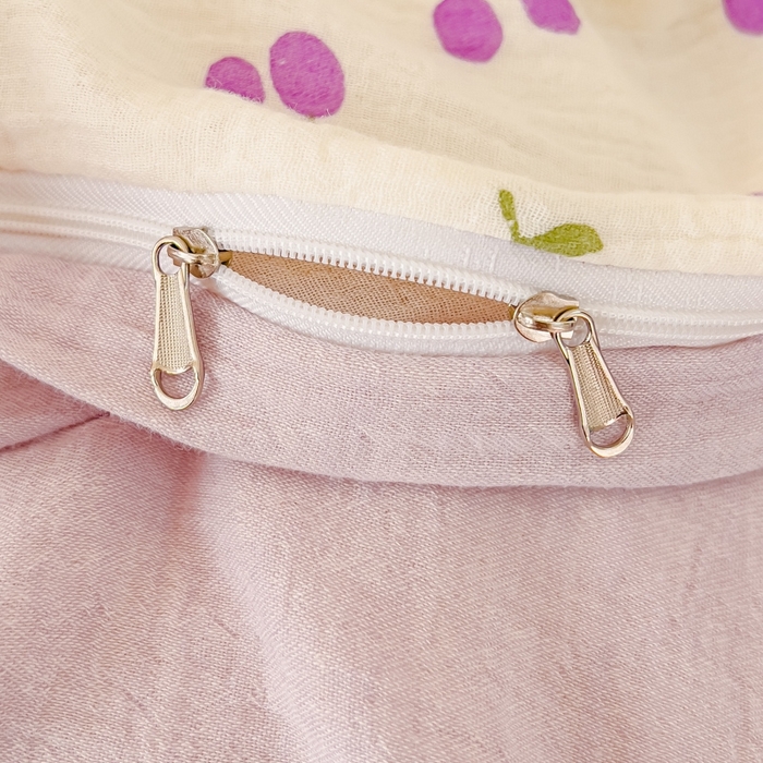 91家纺网 家纺一手货源 找家纺 木楌  2025新款全棉A类皱皱纱印花四件套 樱桃