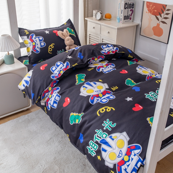 91家纺网 家纺一手货源 找家纺 乐居坊 2024新款亲肤棉 美棉 芦荟棉四件套 学生宿舍床（2月） 相信光