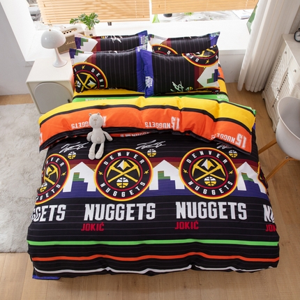 乐居坊 2024新款亲肤棉 美棉 芦荟棉四件套新花型 （2月） 丹佛掘金