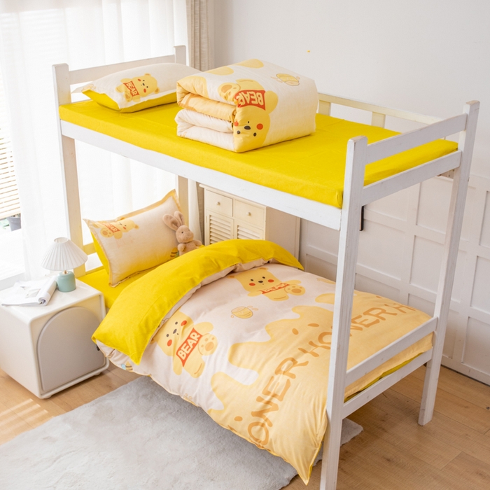 91家纺网 家纺一手货源 找家纺 乐居坊 2024新款亲肤棉 美棉 芦荟棉四件套 学生宿舍床（2月） 梦想家