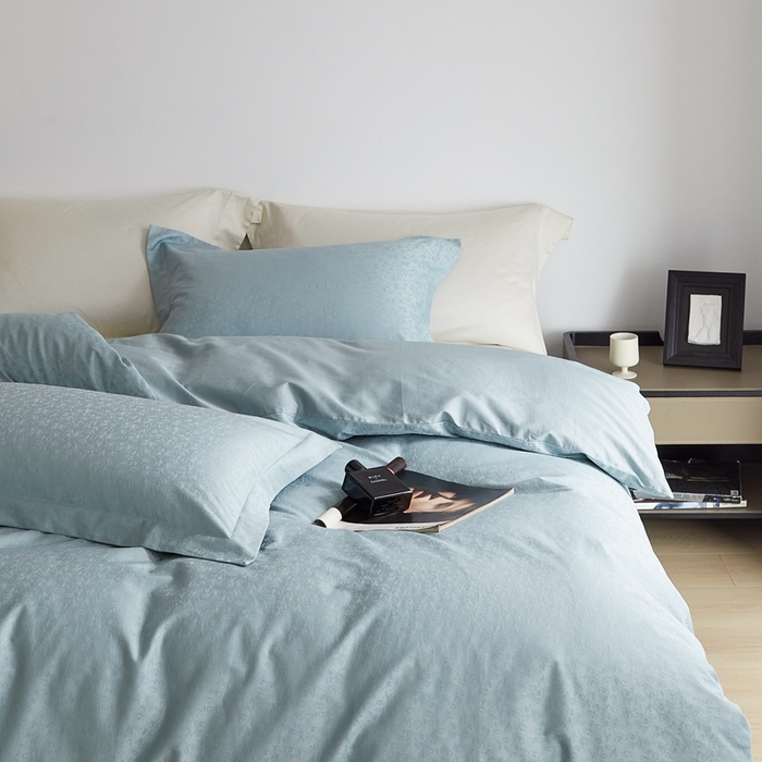 91家纺网 家纺一手货源 找家纺 （总）梦享生活家居 2024新款100支全棉提花贡缎四件套