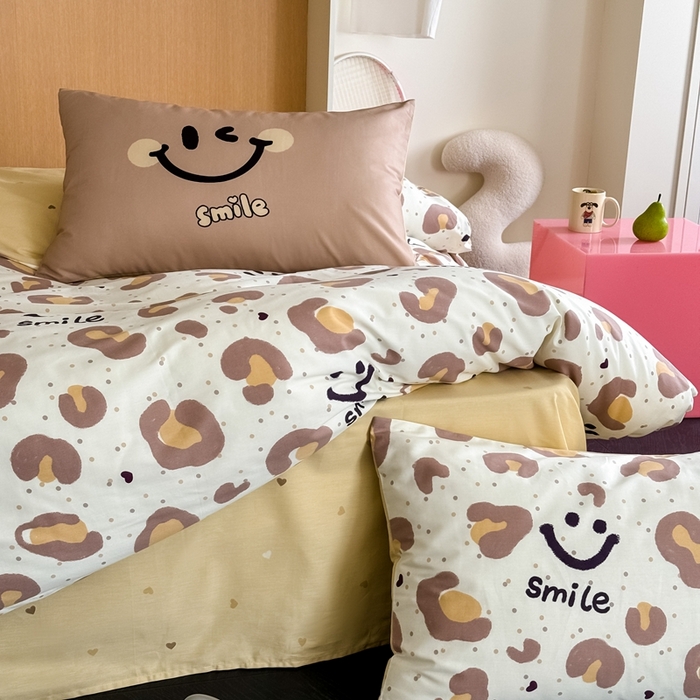 91家纺网 家纺一手货源 找家纺 （总）时年 2024新款全棉数码大版趣味系列四件套（充值会员优惠5元）