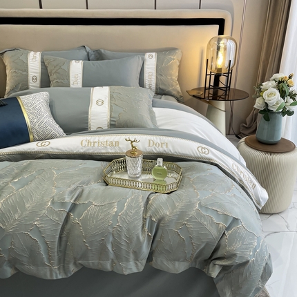 91家纺网 家纺一手货源 找家纺 （总）布可家纺 2025新款轻奢精致浮雕刺绣提花四件套