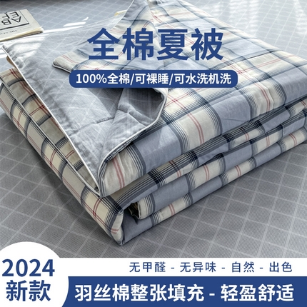 91家纺网 家纺一手货源 找家纺 帕拉美拉 2025新款全棉夏被羽丝棉款夏被四件套 小夜曲-羽丝棉