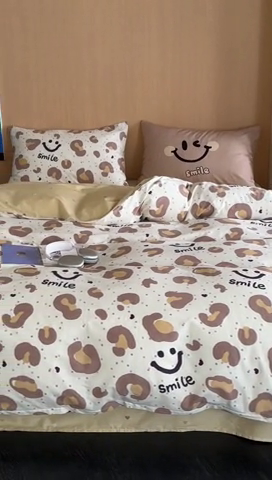 91家纺网 家纺一手货源 找家纺 （总）时年 2024新款全棉数码大版趣味系列四件套（充值会员优惠5元）