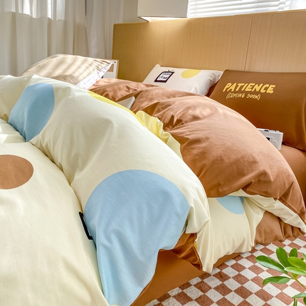 91家纺网 家纺一手货源 找家纺 （总）帅露家纺 2025早春新品全棉13070混搭风四件套