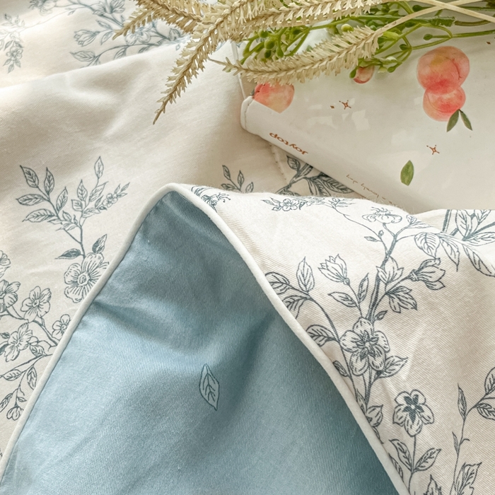 91家纺网 家纺一手货源 找家纺 帕拉美拉 2025新款全棉夏被羽丝棉款夏被四件套 满庭-米-羽丝棉